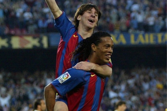 Resultado de imagen para messi y ronaldinho