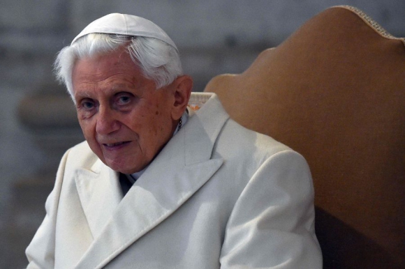 Benedicto XVI: en 2013 sorprendiÃ³ con su renuncia como Papa. Foto: AFP