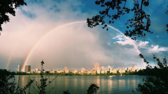 El Arco Iris De 180 Que Sorprendio A Nueva York 17 05 16 El Pais Uruguay