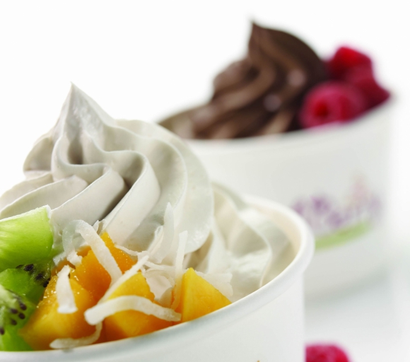 Imagen de un delicioso yogur helado