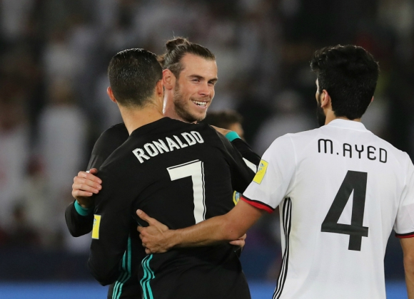 Gareth Bale y Cristiano Ronaldo, los anotadores de Real Madrid ante Al Jazira. Foto: Reuters