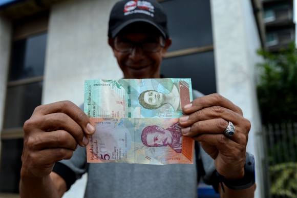 La nueva moneda se llama Bolívar Soberano. Foto: AFP