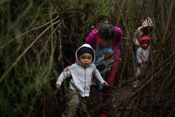 Migrantes de honduras. Foto: reuters