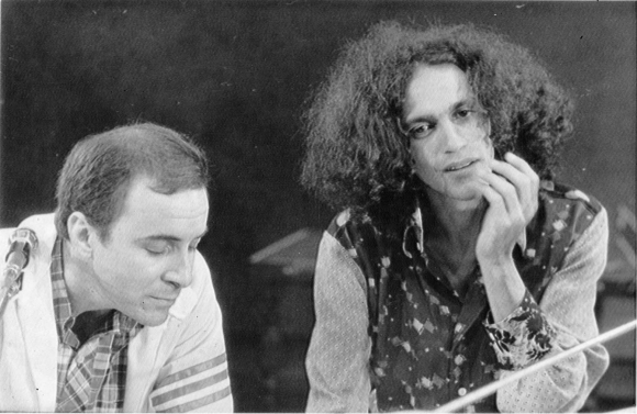 Joao Gilberto y Caetano Veloso. Foto: Archivo El País