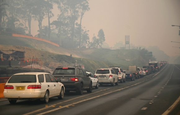 Incendios forestales en Australia. Foto: AFP