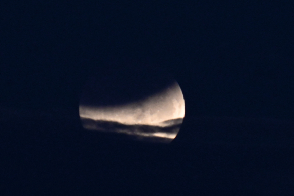 Lunar eclipse in Uruguay.  Photo: Ricardo Figueredo