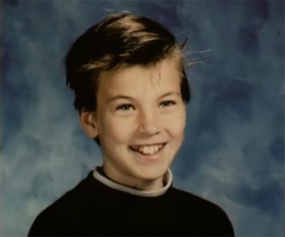 Chris Evans de niño. Foto: Archivo
