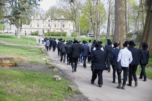 Escuela ultraortodoxa judía. Foto: AFP.