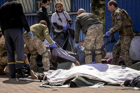 Masacre en Ucrania. Foto: AFP.