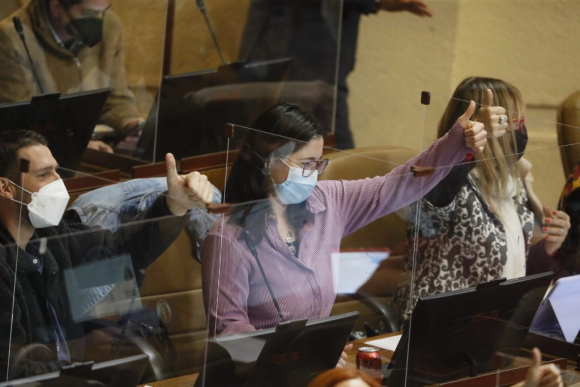 Legisladores en la Cámara de Senadores de Chile. Foto: Cámara de Senadores de Chile.