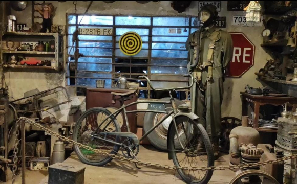 La bicicleta de la Segunda Guerra Mundial. Fopto: Rosana Decima