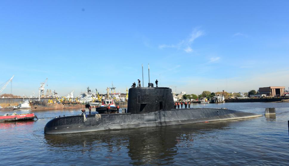 El submarino ARA San Juan navegaba hacia Mar del Plata. Foto: Reuters