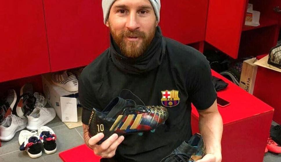 Los nuevos zapatos personalizados de Lionel Messi - Ovación - 09/01/2018 -  EL PAÍS Uruguay