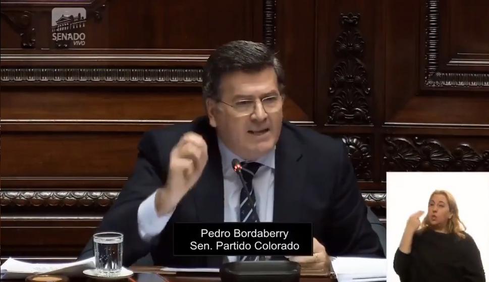 El (doble) Blooper De Pedro Bordaberry En Su Intervención En El Senado ...