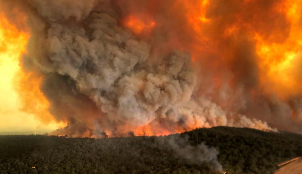 Incendios forestales en Australia. Foto: Reuters
