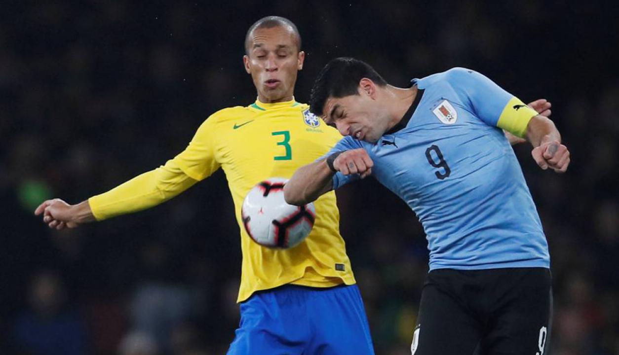Las mejores imÃ¡genes del duelo entre Uruguay y Brasil en Londres. Foto: Reuters