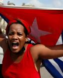 Manifestantes en La Habana. Foto: EFE