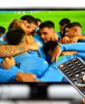 Selección Uruguaya en la televisión.
