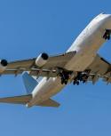 Avión Boeing 747-300, de la aerolínea de carga venezolana Emtrasur, que transportaba tripulación venezolana e iraní. Foto: AFP