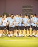 La selección de Uruguay en Abu Dabi. Foto: @Uruguay.