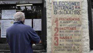 Elecciones internas del Frente Amplio. Foto: Leonardo Mainé.