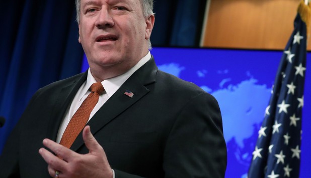 Secretario de Estado de Estados Unidos, Mike Pompeo. Foto: AFP