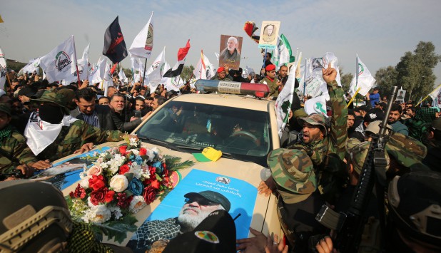 Funeral del general iraní Suleimani. Foto: AFP