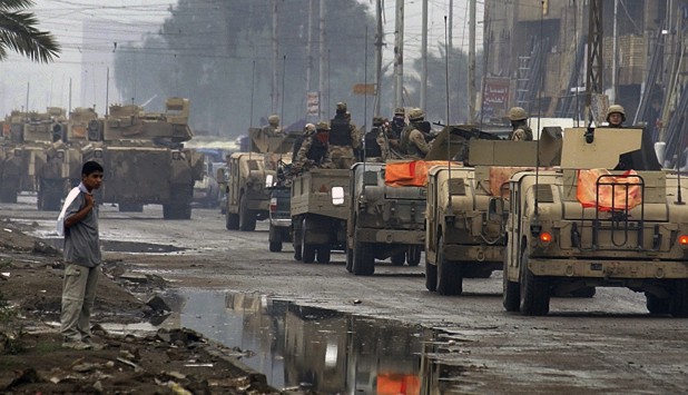 Militares de Estados Unidos desplegados en Irak. Foto: Archivo El País