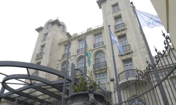 Sede del Mercosur en Montevideo. Foto: Nicolás Pereyra.