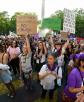 Marcha por el Día Internacional de la Mujer. Foto: Estefanía Leal.